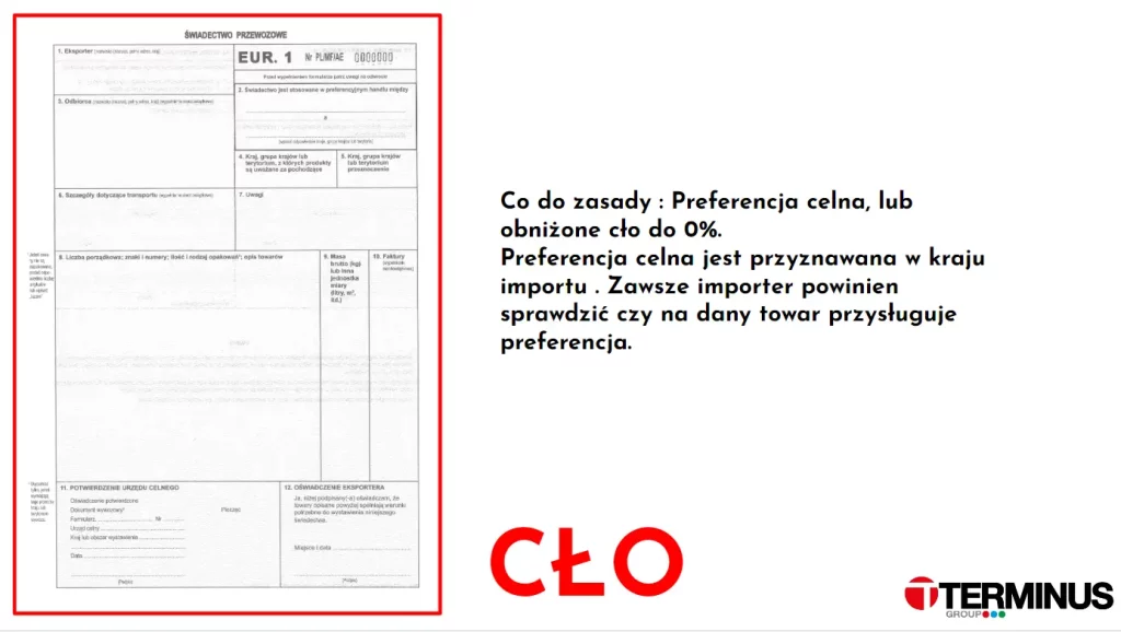 EUR1-CŁO